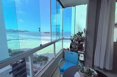 Locação temporada frente mar 2 quartos, sendo 1 suíte, centro balneário camboriú