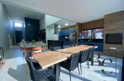 Casa em condomínio para venda em sorocaba, parque campolim, 3 dormitórios, 3 suítes, 4 banheiros, 4 vagas