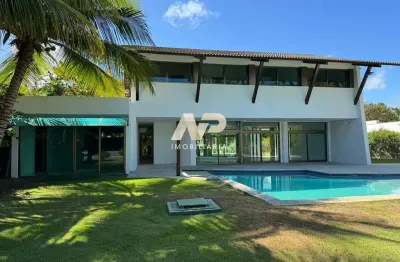 Condomínio exclusivo à beira-mar - casa com 4 suítes na prestigiada morada da península, reserva do paiva