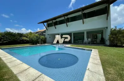 Magnífica casa à beira-mar no condomínio morada da península, na reserva do paiva