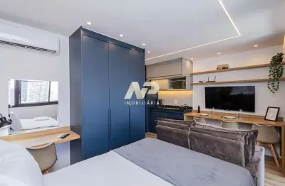 Alugo Brooklin - 1 Dormitório com Varanda, Andar Alto - Próximo à Estação Brooklin