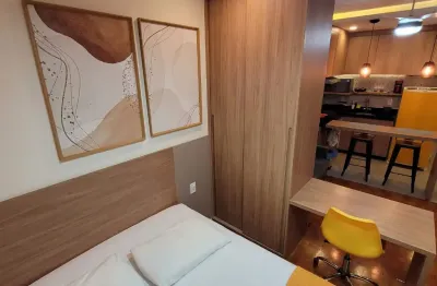 Estúdio mobiliado e reformado no centro de campinas – excelente para morar ou investir