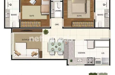 Apartamento com 2 quartos à venda na Anchieta, Belo Horizonte 