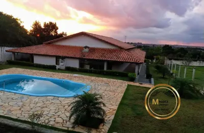 Chácara para venda em tatuí, jardim gramado, 4 dormitórios, 2 suítes, 3 banheiros, 8 vagas