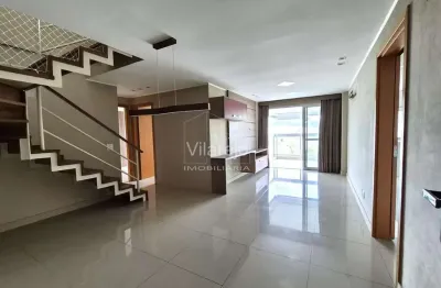 Cobertura duplex para alugar com piscina e churrasqueira no recreio dos bandeirantes 135m²