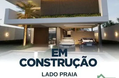 Casa duplex de alto padrão na planta, a 100m da praia do meio