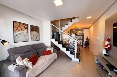 Duplex 3 dormitórios semi mobiliado próx. ao Sesi e Oktoberfest