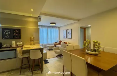 Apartamento mobiliado com 2 dormitórios (1 suíte) e box duplo no Santo Inácio.