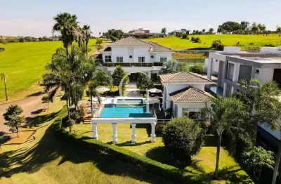 Mansão de esquina com vista privilegiada para o lago no condomínio fazenda alvorada- porto feliz