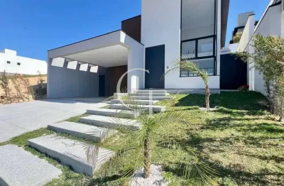 Casa nova com piscina para locação no condomínio una em itu