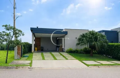 Casa térrea de alto padrão no condomínio una – itu | 3 dormitórios, conceito aberto e área gourmet