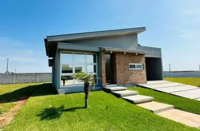 Casa em condomínio para venda em balneário rincão, centro, 3 dormitórios, 3 suítes, 4 banheiros, 1 vaga