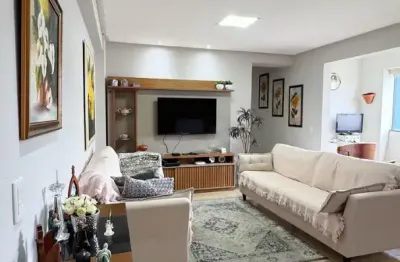 Apartamento semimobiliado, 2 quartos, suíte, sacada com churrasqueira a carvão