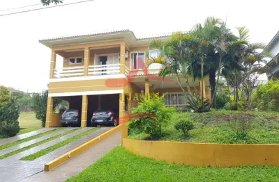 Casa em condomínio fechado com 5 quartos à venda na pica paus, 163, vila elsa, viamão por r$ 1.550.000