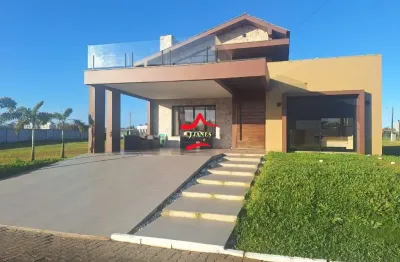 Casa em condomínio fechado com 3 quartos à venda na rodovia pref. joão luis da silva, 1000, molhes de torres, passo de torres por r$ 1.720.000