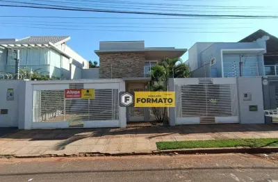 Casa com 3 dormitórios para alugar, 398 m² por r$ 5.918,00/mês - vila vilas boas - campo grande/ms