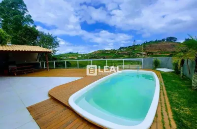 Chácara com 2 dormitórios à venda, 500 m² por r$ 600.000,00 - barreira do triunfo - juiz de fora/mg
