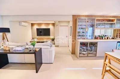 Lindo apartamento mobiliado na região central com 3 suítes