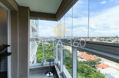 Apartamento mobiliado e com suíte para locação no taquaral em campinas/sp
