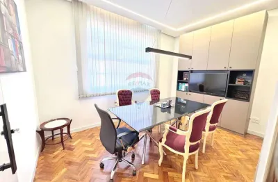 Sala comercial à venda centro BH – 3 salas unificadas, sala espaçosa com banheiro, cozinha e portaria 24h