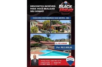 Chácara / sítio com 5 quartos para alugar na Rua Maria Piedade Guimarães, 167, Savassi, Ribeirão das Neves