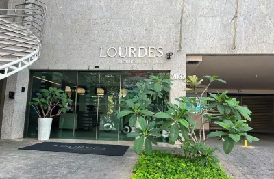 Flat bairro lourdes/bh mobiliado 38m² área útil, 1 quarto, 1 suíte, 1 vaga, centro de conveniência, r$648,000,00