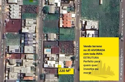 Terreno à venda na Rua Nova Cantu, Jardim Alvorada, Foz do Iguaçu