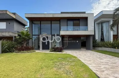 Sobrado à venda, 5 quartos, 5 suítes, 2 vagas, condomínio bosques de atlantida - xangri-lá/rs