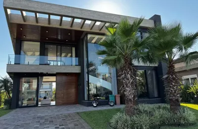 Sobrado à venda, 5 quartos, 5 suítes, 2 vagas, condomínio malibú beach residence - xangri-lá/rs