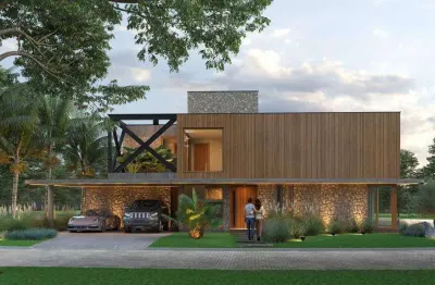 Sobrado à venda, 4 quartos, 5 suítes, 2 vagas, condomínio zen concept resort - xangri-lá/rs