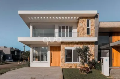 Sobrado à venda, 4 quartos, 4 suítes, 2 vagas, condomínio blue xangri-lá - xangri-lá/rs