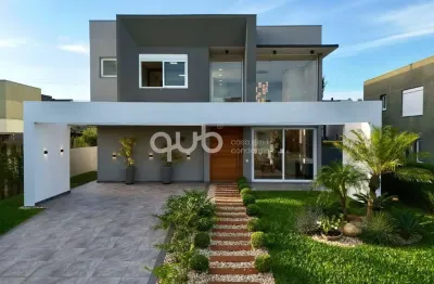 Sobrado à venda, 4 quartos, 4 suítes, 2 vagas, condomínio quintas do lago - xangri-lá/rs