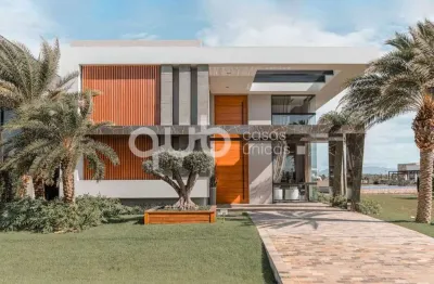 Sobrado à venda, 5 quartos, 5 suítes, 2 vagas, condomínio enseada lagos de xangri-lá - xangri-lá/rs