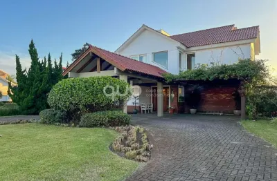 Sobrado à venda, 5 quartos, 5 suítes, 2 vagas, condomínio green village - xangri-lá/rs