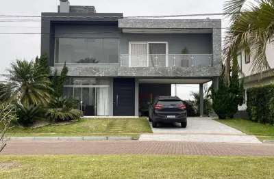 Sobrado à venda, 3 quartos, 3 suítes, 2 vagas, condomínio quintas do lago - xangri-lá/rs