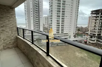 Apartamento de 57m c/ 1 quarto 1 suíte, varanda gourmet e 200m da praia