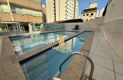 Apartamento de 47m2 c/ 1dormitorio, varanda e apenas 300m da praia