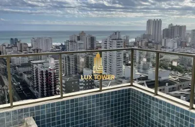 Cobertura 370m2 c/ 4 quartos 4 suítes com closet e piscina no canto do forte