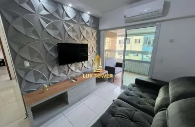 Apartamento de 72m2 c/ 2 quartos sendo 1 suíte e varanda no canto do forte