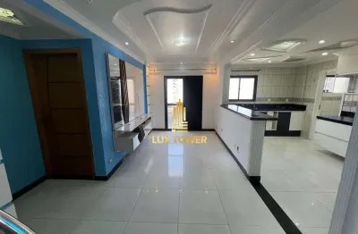 Cobertura duplex de 115m2 c/ 3 quartos e varanda gourmet com churrasqueira