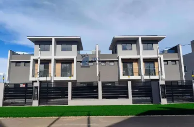 Sobrado novo a venda no atuba  03 quartos, suite, terraco, churrasqueira