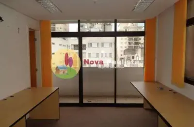 Excelente sala comercial, 80 m², uma vaga de garagem, locaçao r$ 7.000,00 por mês.