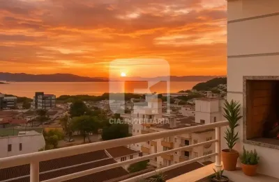 Apartamento à venda de 2 quartos com vista panorâmica no itacorubi - florianópolis/sc