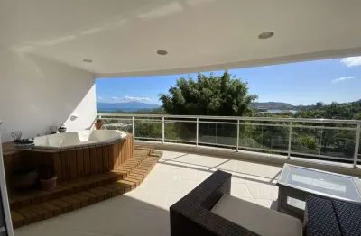 Apartamento para venda em florianópolis, cachoeira do bom jesus, 4 dormitórios, 4 suítes, 5 banheiros, 3 vagas