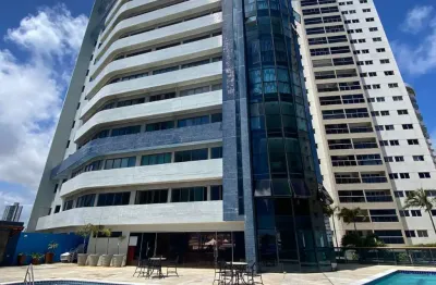 Apartamento em ponta negra - 2/4 suíte - mobiliado - vista mar