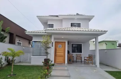 Casa em condomínio fechado com 3 quartos para alugar na Avenida Nossa Senhora do Amparo, Pindobas, Maricá