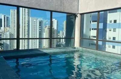 Studio mobiliado, moderno para aluguel em boa viagem