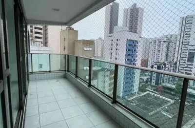 Aluguel em boa viagem, 4 suítes, lazer completo vista mar
