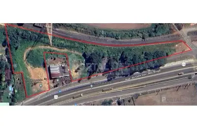 Terreno comercial para alugar na Avenida Souza Naves, Periquitos, Ponta Grossa