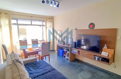 Apartamento com 2 dormitórios + dep. completa à venda, 113 m² por r$ 510.000,00 - boqueirão - santos/sp